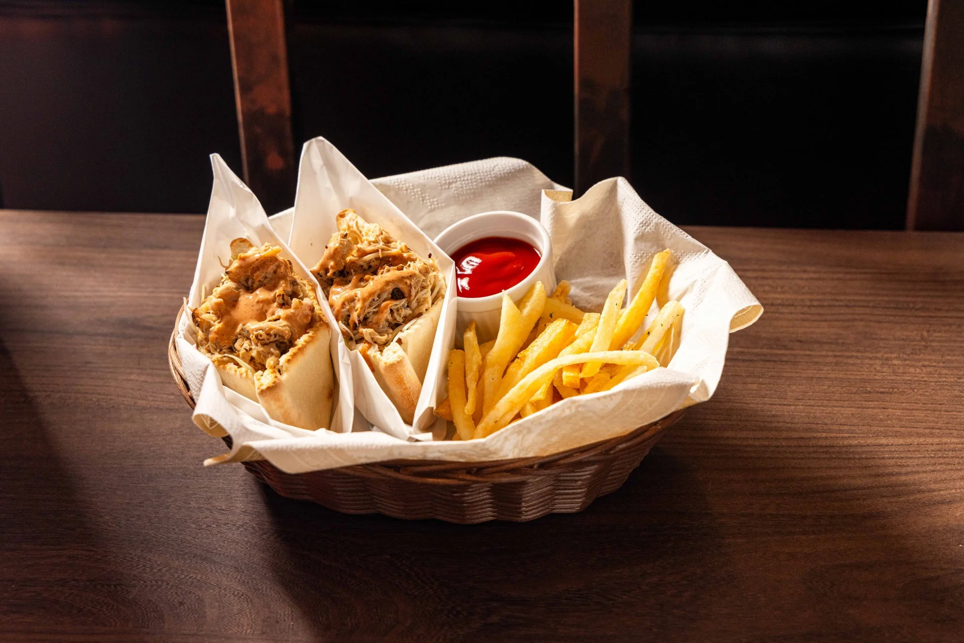 ピタパンとフライドポテト