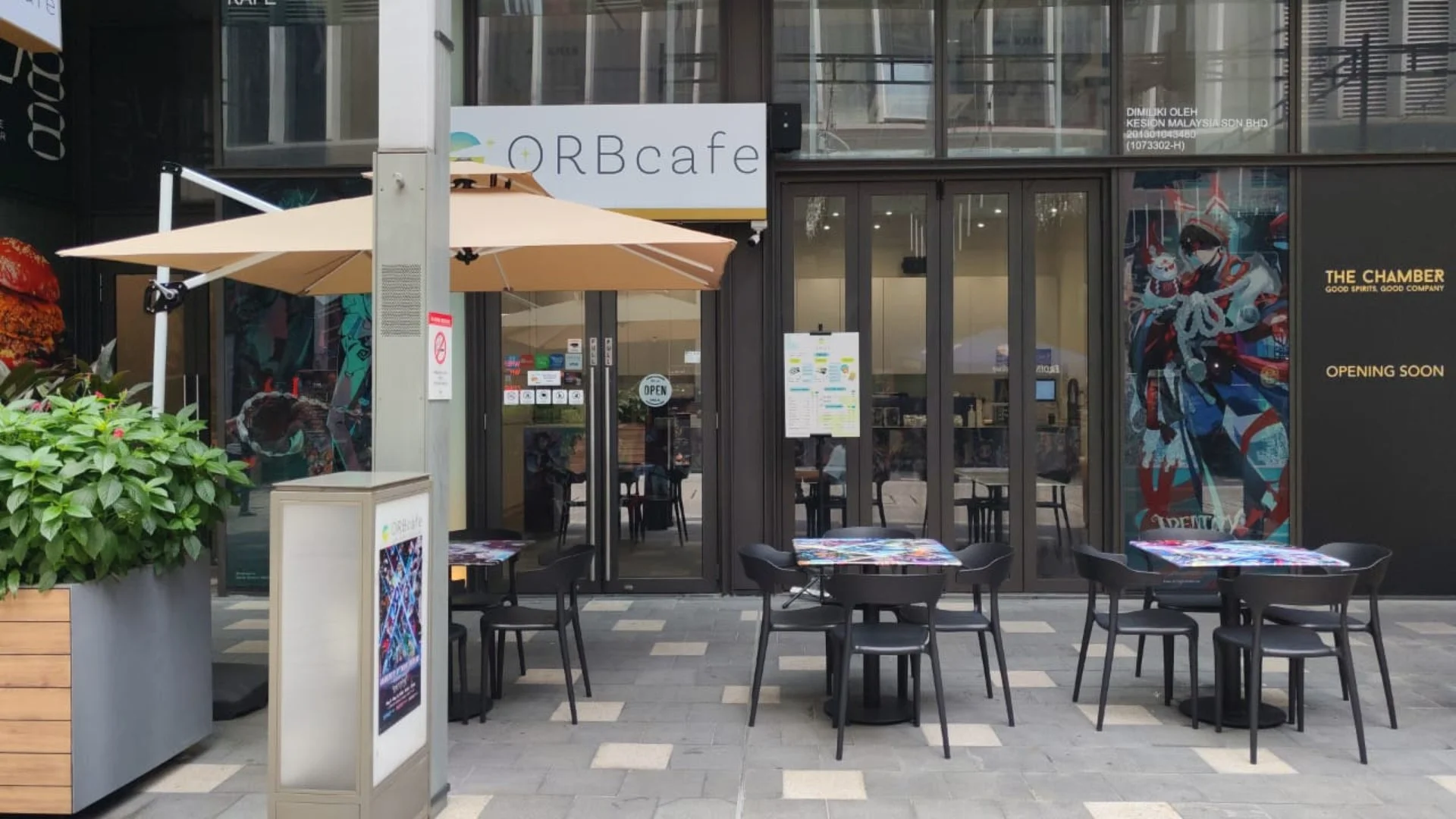 ORBcafeの外観