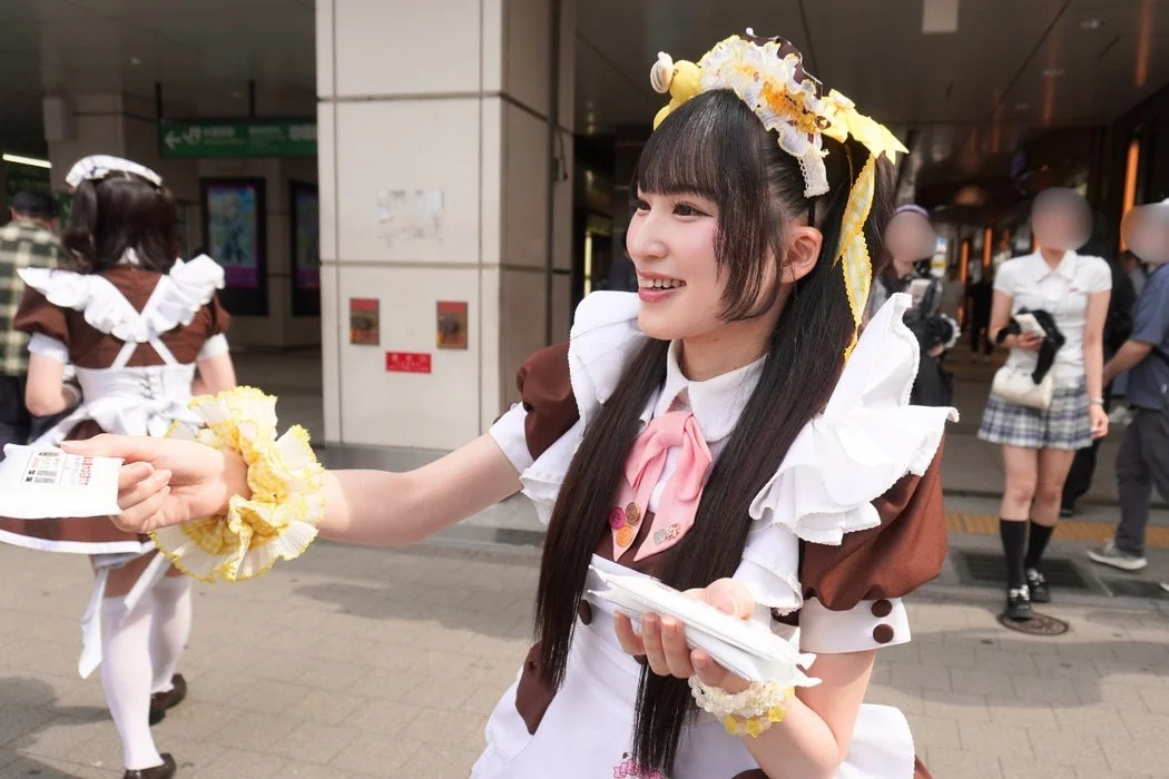 チラシ配布の様子