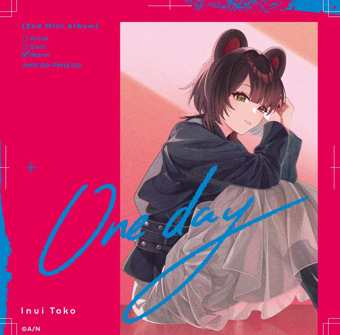戌亥とこ 2nd Mini Album One day 初回限定盤Bジャケット