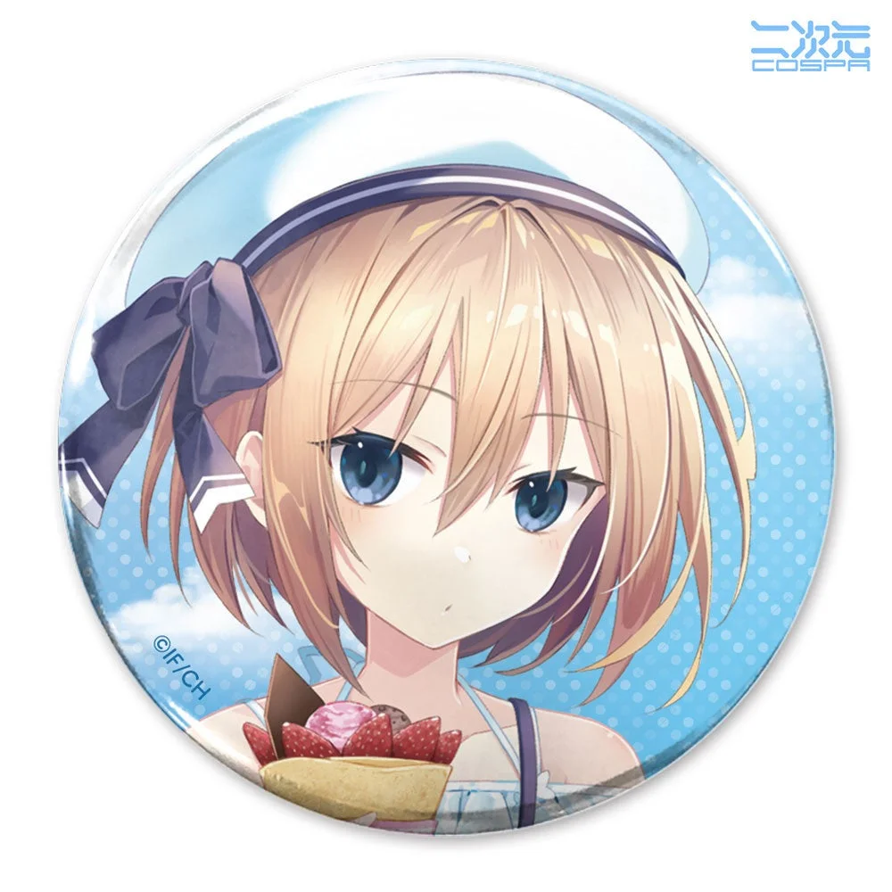 ブランの缶バッジ