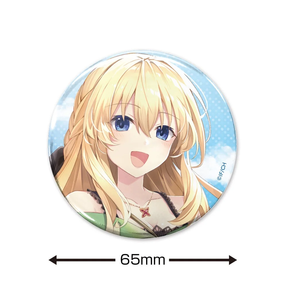 描き下ろし ベール 65mm缶バッジ スイーツタイムVer.