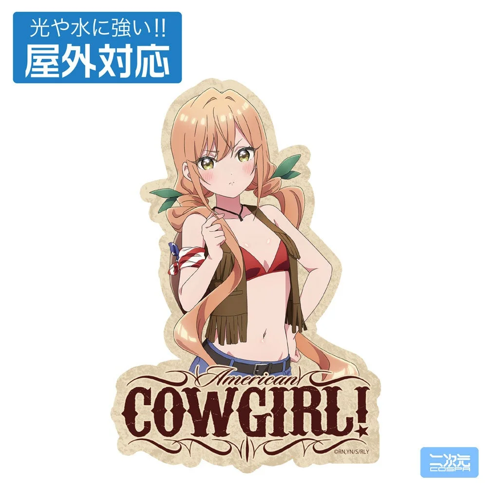 描き下ろし 院田唐音 屋外対応ステッカー カウガールVer.