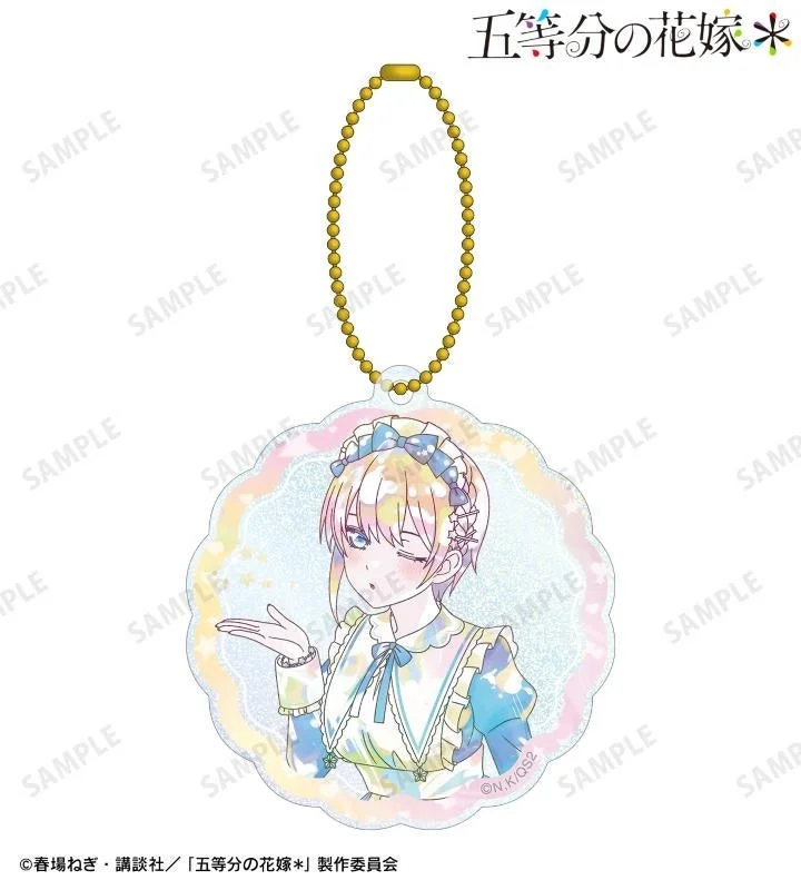 描き下ろし 中野一花 星空メイドver. Ani-Art KAWAII label グリッターアクリルキーホルダー