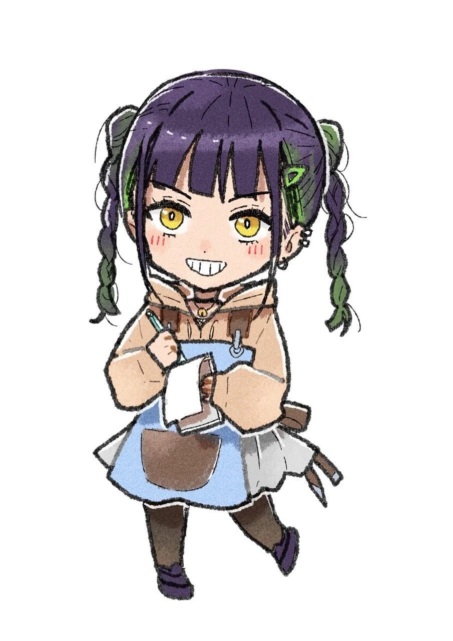 ちびキャラの黒北鈴