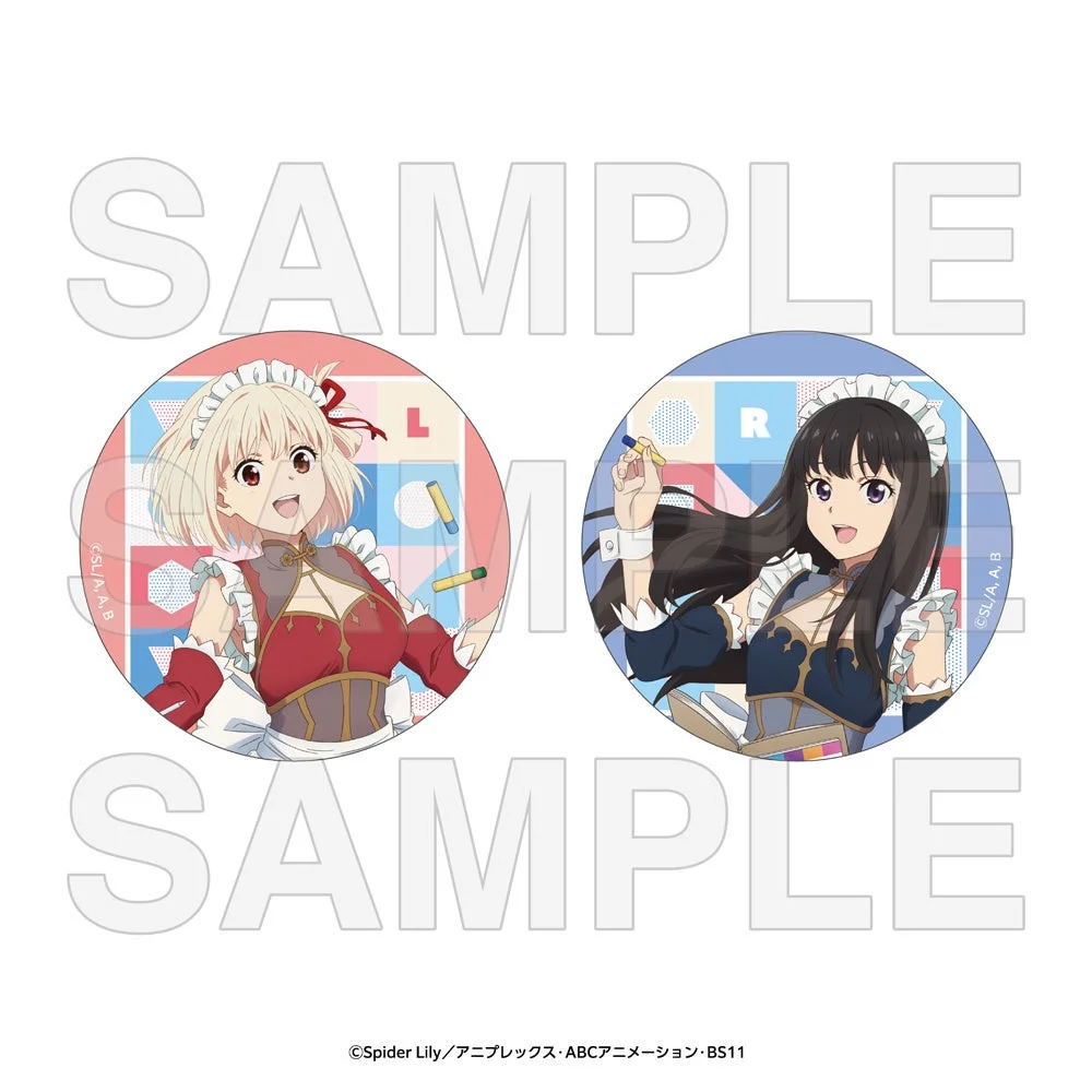 リコリス・リコイル ペインターメイド メタリック缶バッジ