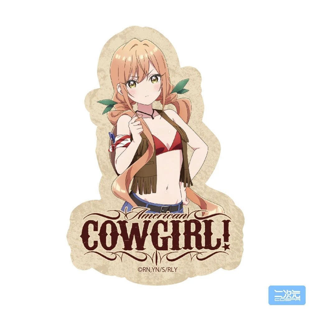 描き下ろし 院田唐音 ミニステッカーセット カウガールVer.