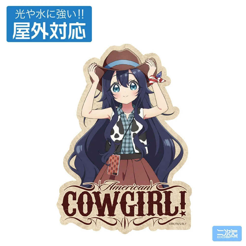 描き下ろし 好本 静 屋外対応ステッカー カウガールVer.