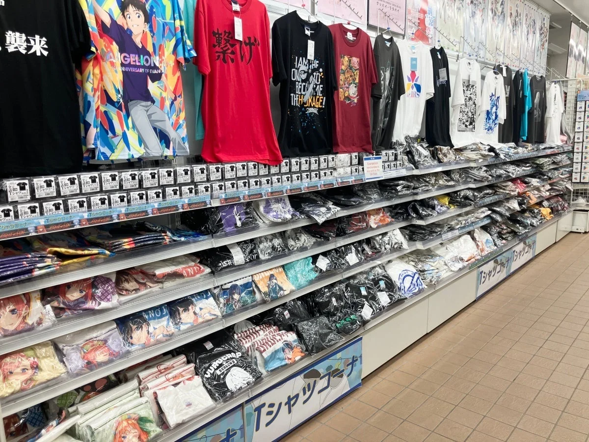 Tシャツコーナーの様子